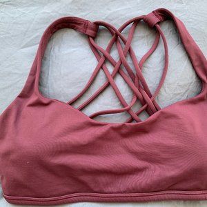 LULULEMON Red Merlot Sports Bra Size 12